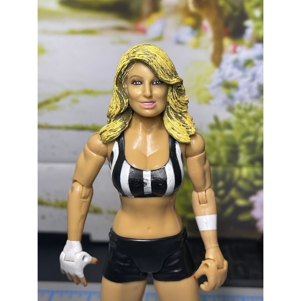WWE Jakks Pacific Trish Stratus Referee Action Figure 2004 Ruthless Aggression